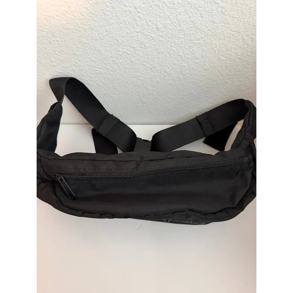 Champion Black Fanny Pack Waist Bag Crossbody Belt Bag Sportswear Athleisure